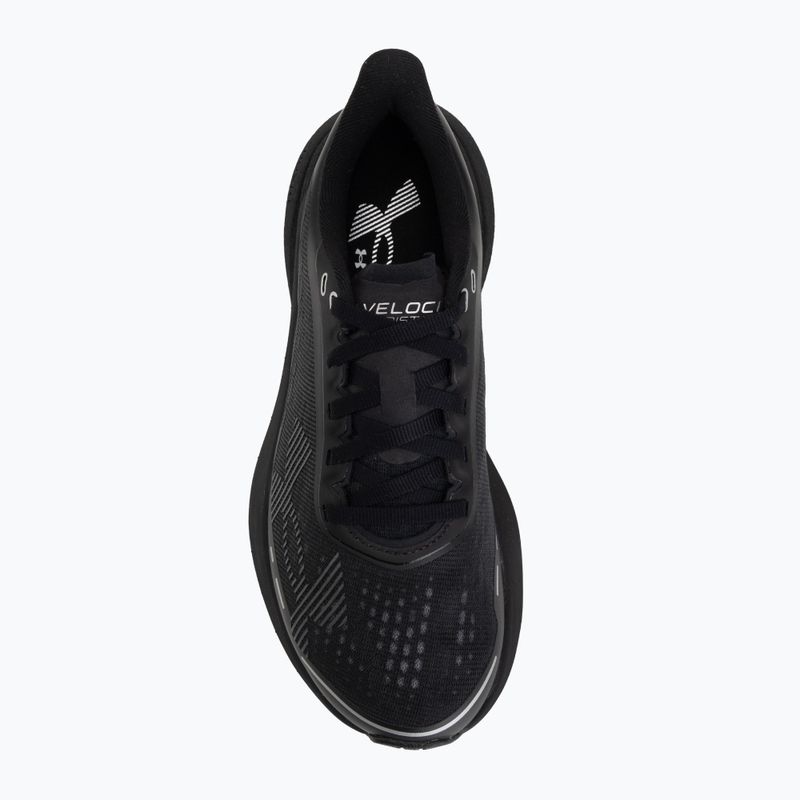 Кросівки для бігу жіночі Under Armour Velociti Distance black/black/metallic silver 5