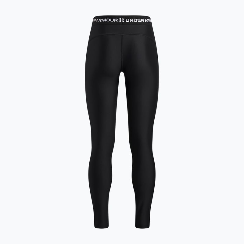 Легінси дитячі Under Armour HeatGear Graphic Leggings black/white 2