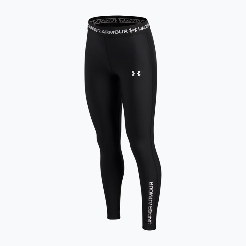 Легінси дитячі Under Armour HeatGear Graphic Leggings black/white 3