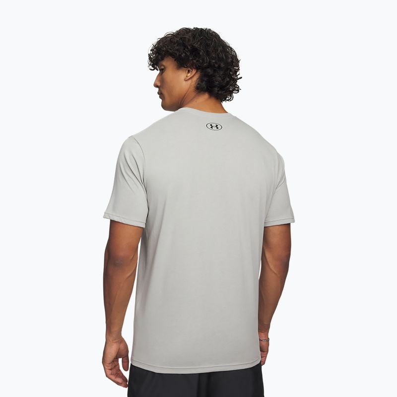 Футболка для тренувань чоловіча Under Armour ABC Camo Boxed Logo titanium/black 2