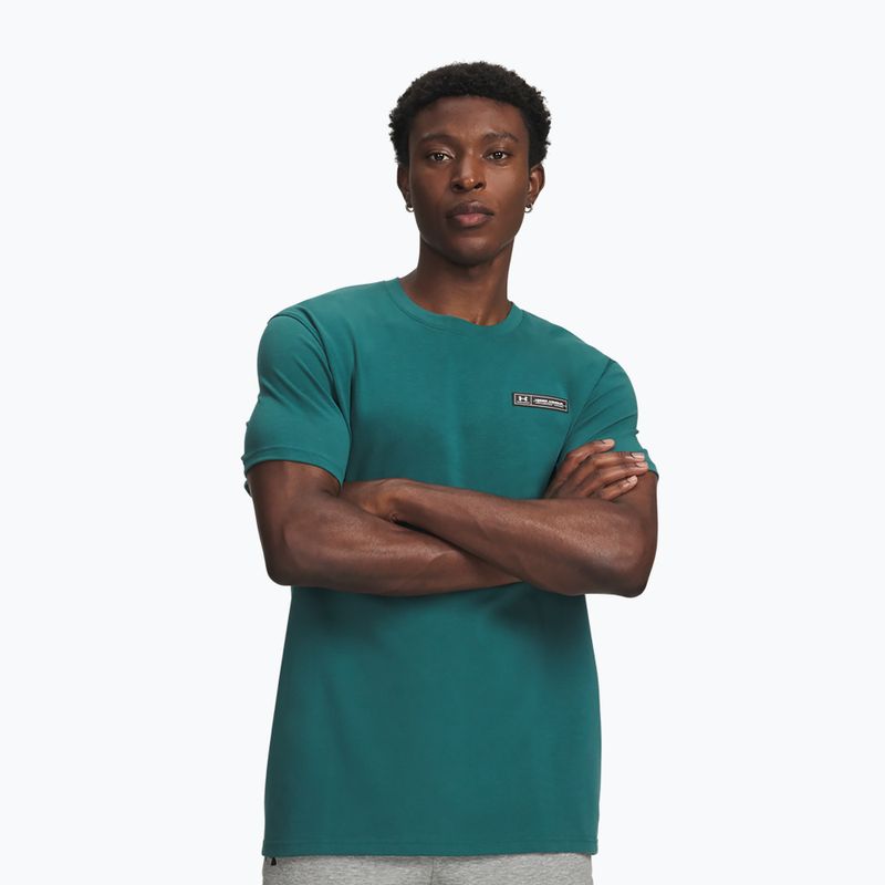 Футболка чоловіча Under Armour HW Armour Label rack green/black