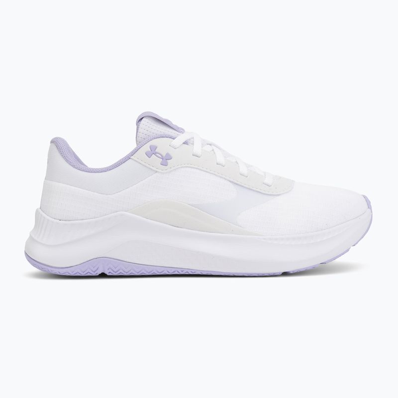 Кросівки для тренувань жіночі Under Armour Aurora 3 white/white/purple crest 2