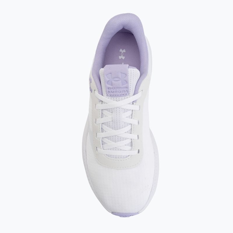 Кросівки для тренувань жіночі Under Armour Aurora 3 white/white/purple crest 5