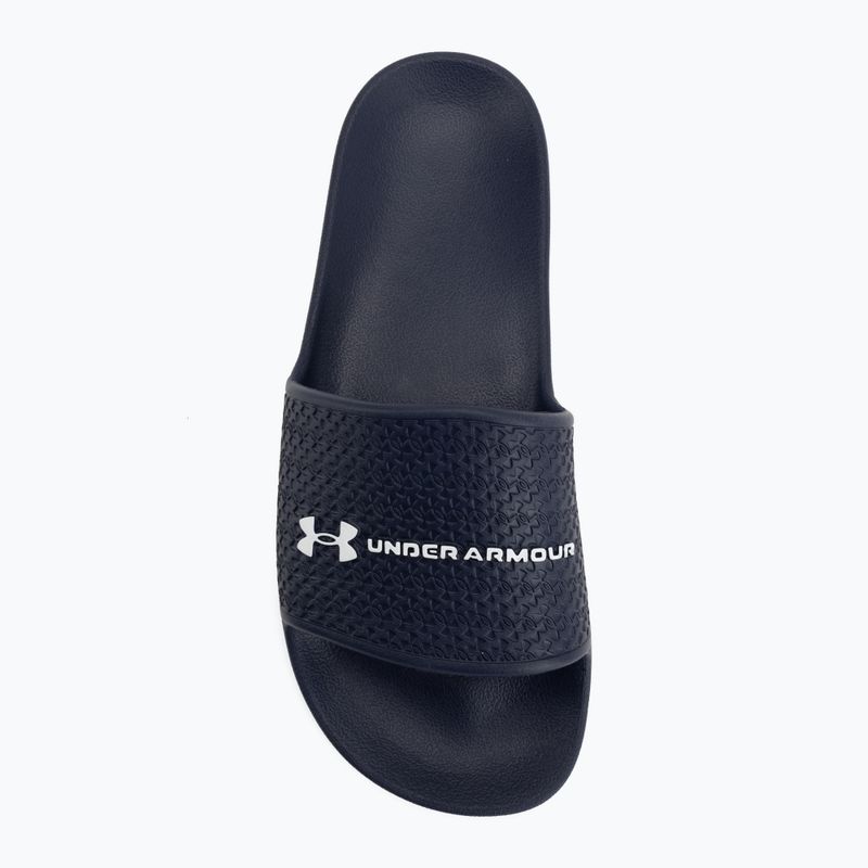Шльопанці чоловічі Under Armour ARMR Shower midnight navy/midnight navy/white 5