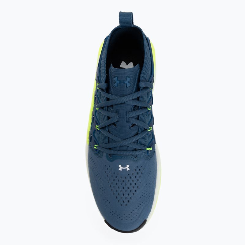 Кросівки для тренувань чоловічі Under Armour Phantom X ultimate wham blue/hyper green/white 5