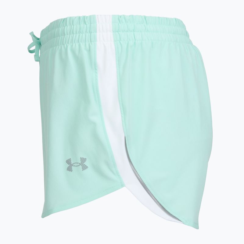 Шорти для бігу жіночі Under Armour Velociti Pro 4" 2N1 refresh mint/castlerock 3