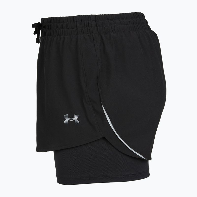 Шорти для бігу жіночі Under Armour Velociti Pro 4" 2N1 ultimate black/ultimate black/ultimate black 3