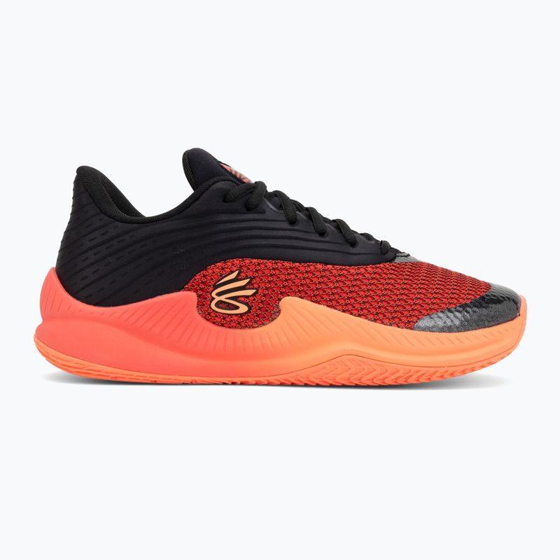 Кросівки баскетбольні Under Armour Curry Splash 26 black/electric tangerine/racer red 2