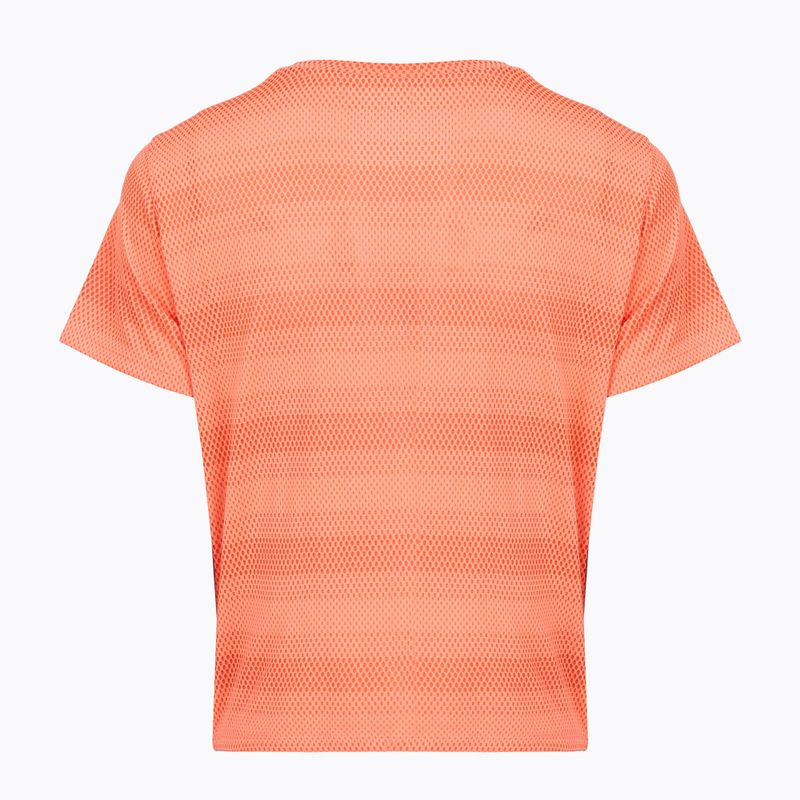 Футболка для бігу жіноча Under Armour Velociti electric tangerine/black/green mode 2