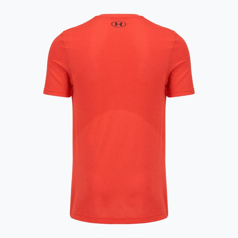 Футболка для тренувань чоловіча Under Armour Vanish Seamless venom red/black 2