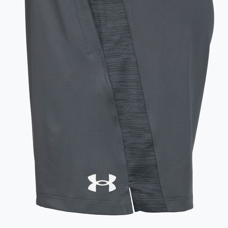 Шорти для тренувань чоловічі Under Armour Tech Vent 7IN Shorts castlerock/castlerock/white 7