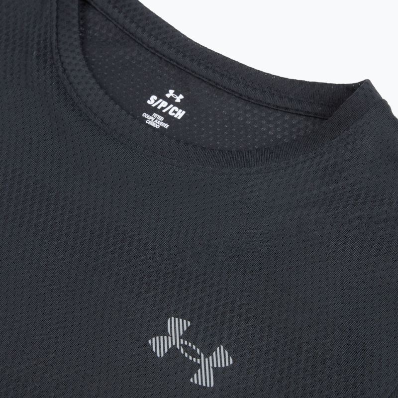 Футболка для бігу чоловіча Under Armour Velociti black/black/metallic silver 3