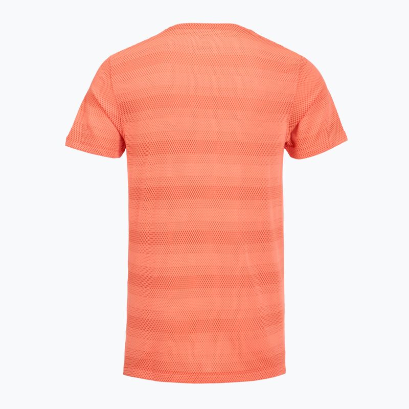 Футболка для бігу чоловіча Under Armour Velociti electric tangerine/black/green mode 2