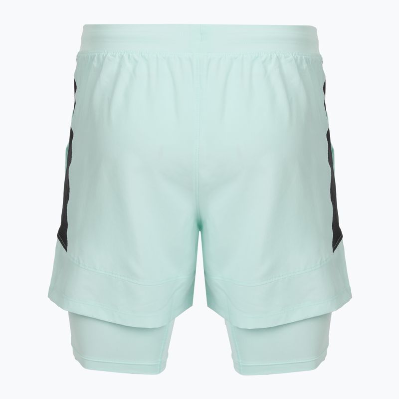 Шорти для бігу чоловічі Under Armour Launch 5" 2IN1 refresh mint/castlerock 2