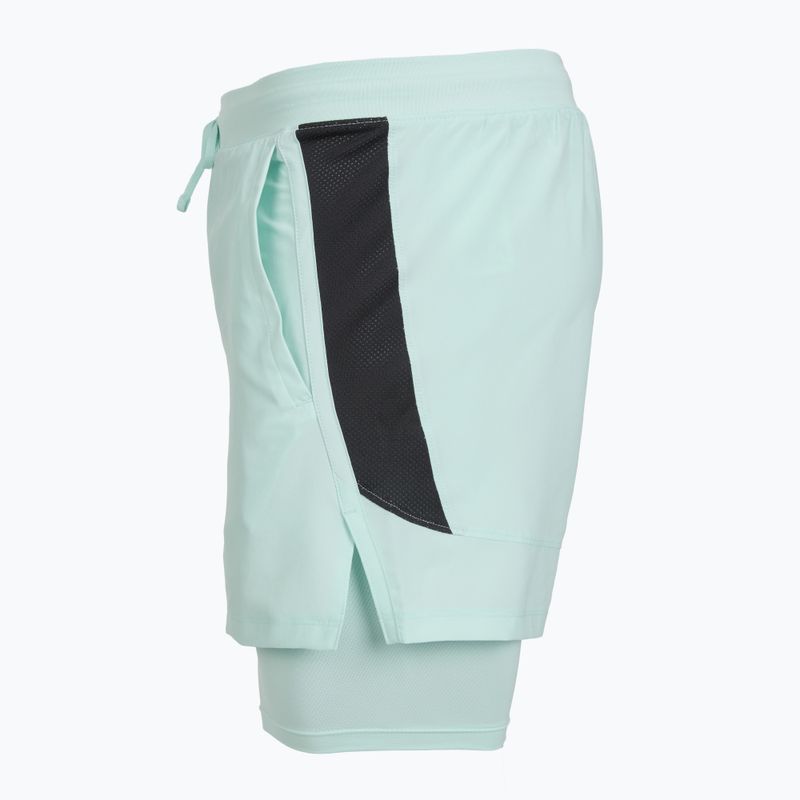 Шорти для бігу чоловічі Under Armour Launch 5" 2IN1 refresh mint/castlerock 4
