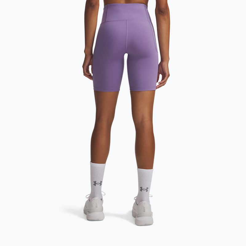 Шорти для тренувань жіночі Under Armour Motion Bike EMEA purple luxe/white 3