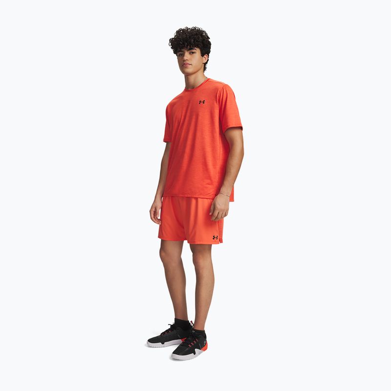 Шорти для тренувань чоловічі Under Armour Tech Vent venom red/black 2