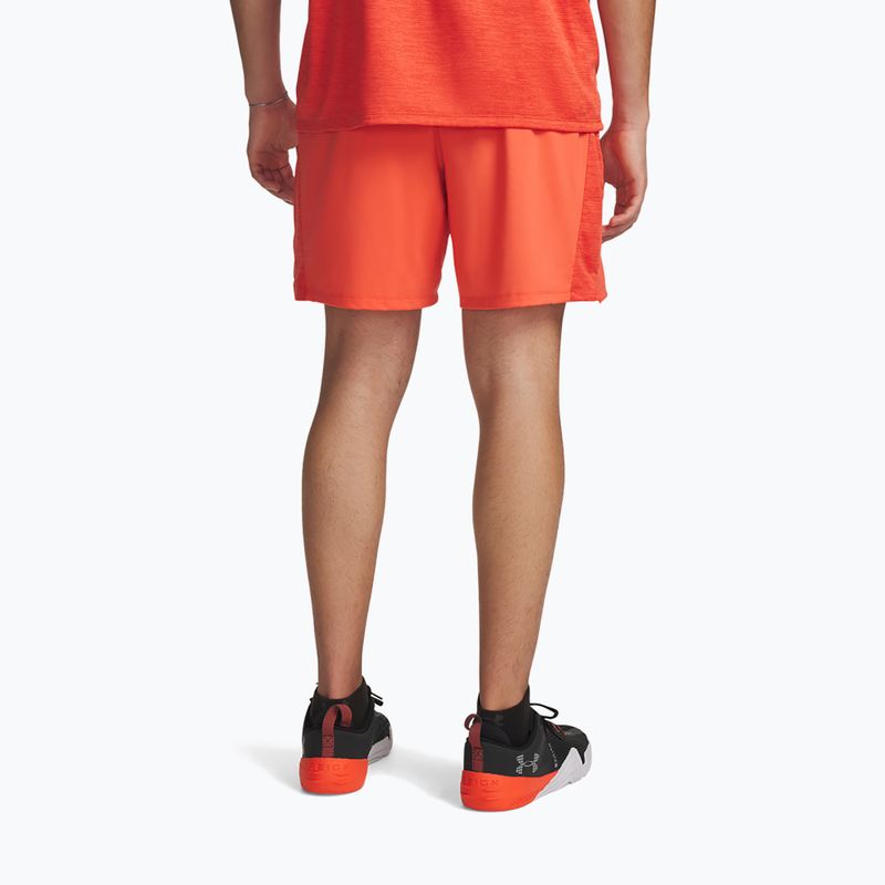 Шорти для тренувань чоловічі Under Armour Tech Vent venom red/black 3