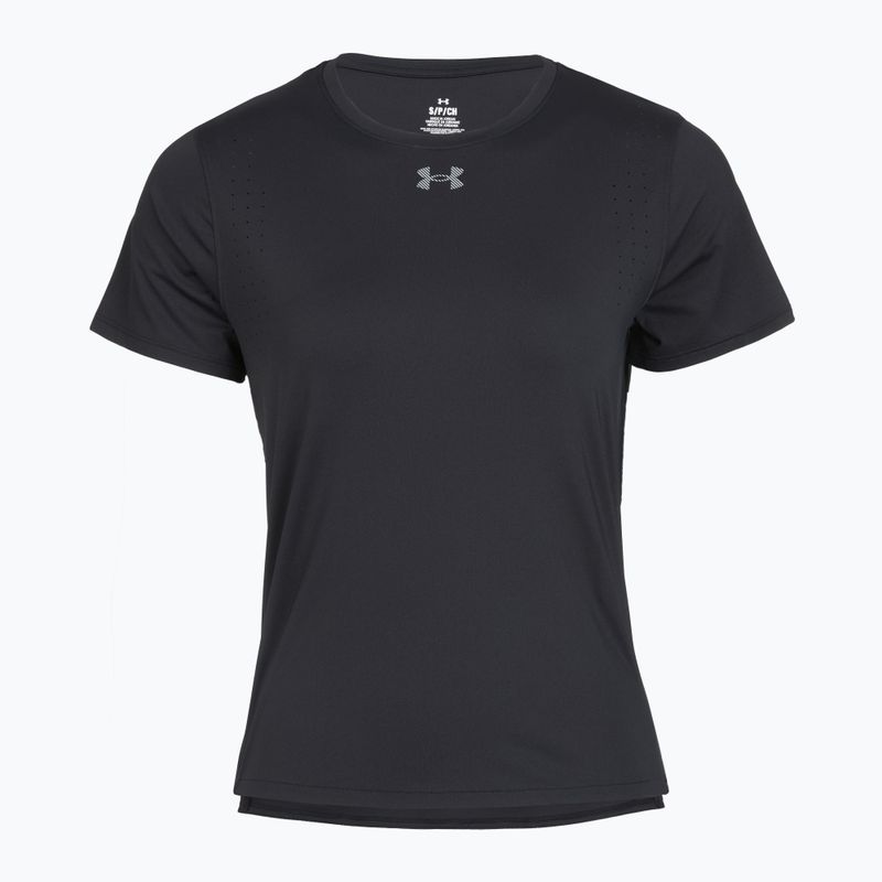 Футболка для бігу жіноча Under Armour Velociti Pro black/black/metallic silver