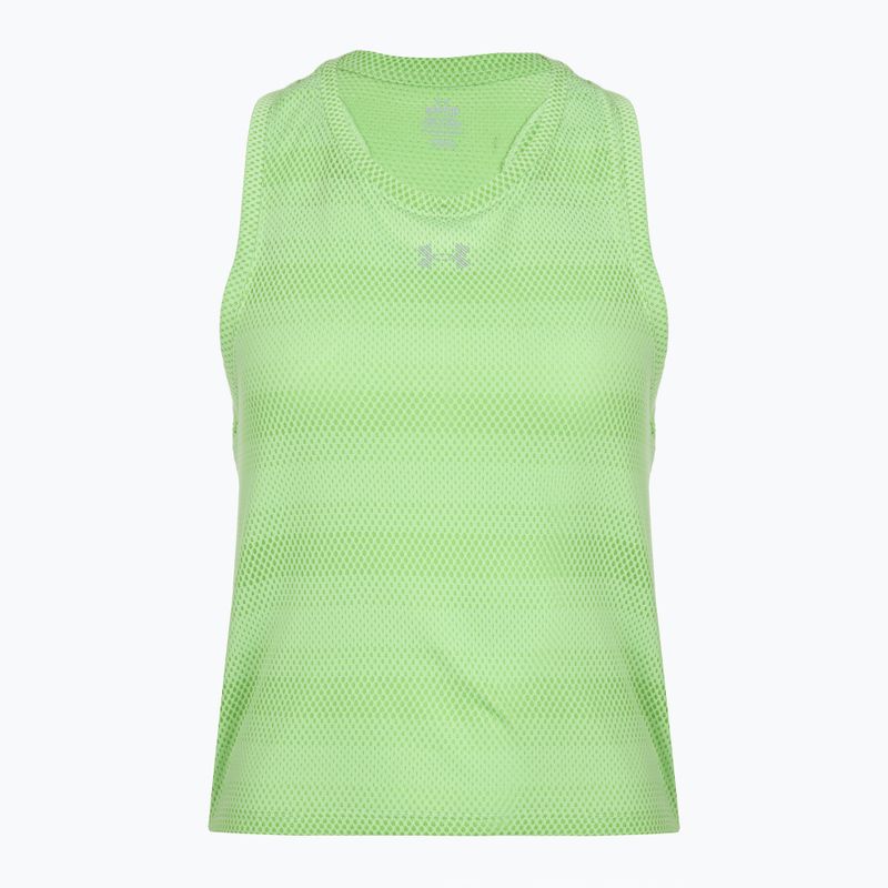 Футболка для бігу жіноча Under Armour Velociti Singlet lumos lime/white