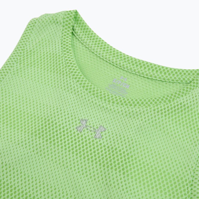 Футболка для бігу жіноча Under Armour Velociti Singlet lumos lime/white 3