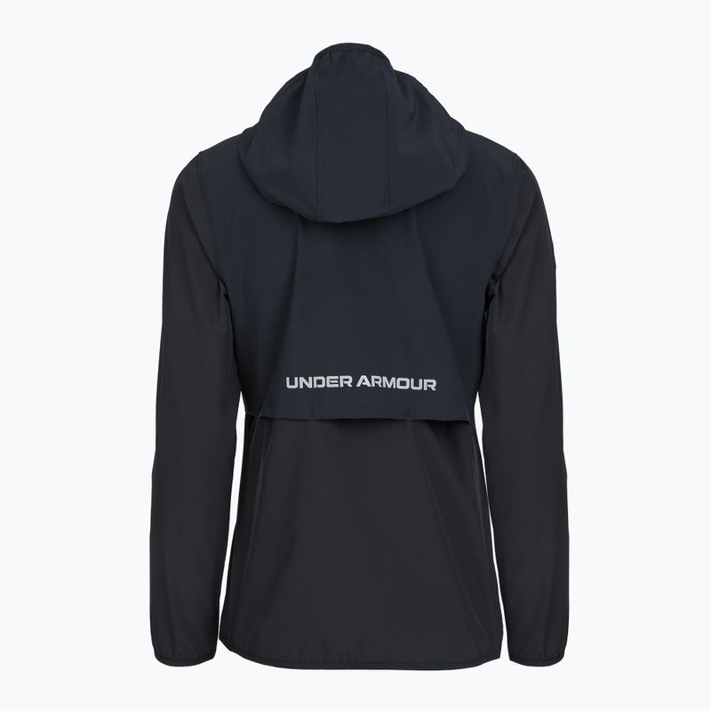 Куртка для бігу жіноча Under Armour Velociti Pro Storm black/black/metallic silver 2