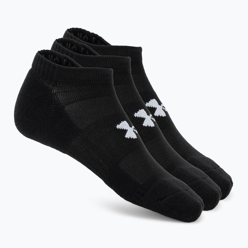 Шкарпетки чоловічі Under Armour Performance Cotton NS 3 пари ultimate black/ultimate black/white 4