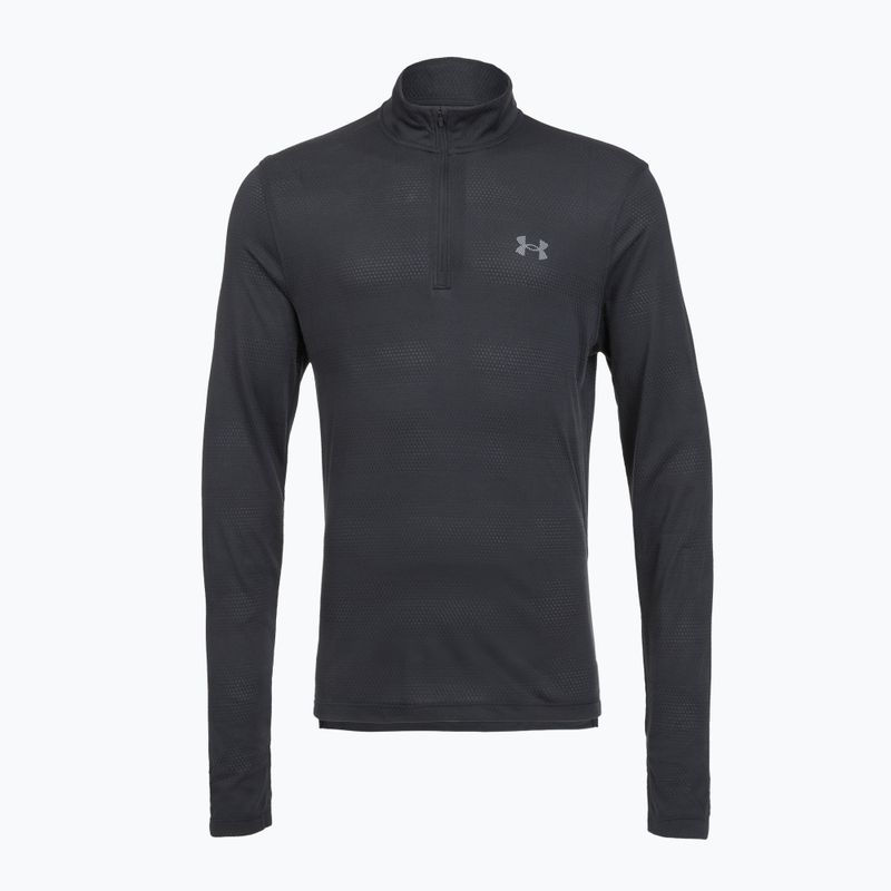 Кофта для бігу чоловіча Under Armour Velociti 1/4 Zip black/black/metallic silver
