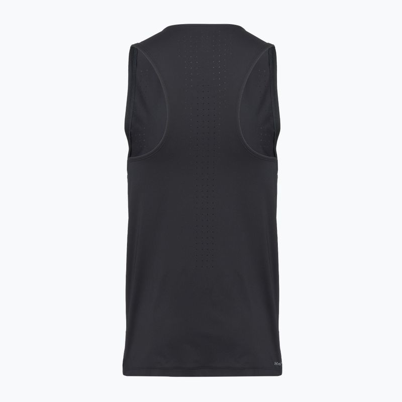 Футболка для бігу чоловіча Under Armour Velociti Pro Singlet black/black/metallic silver 2