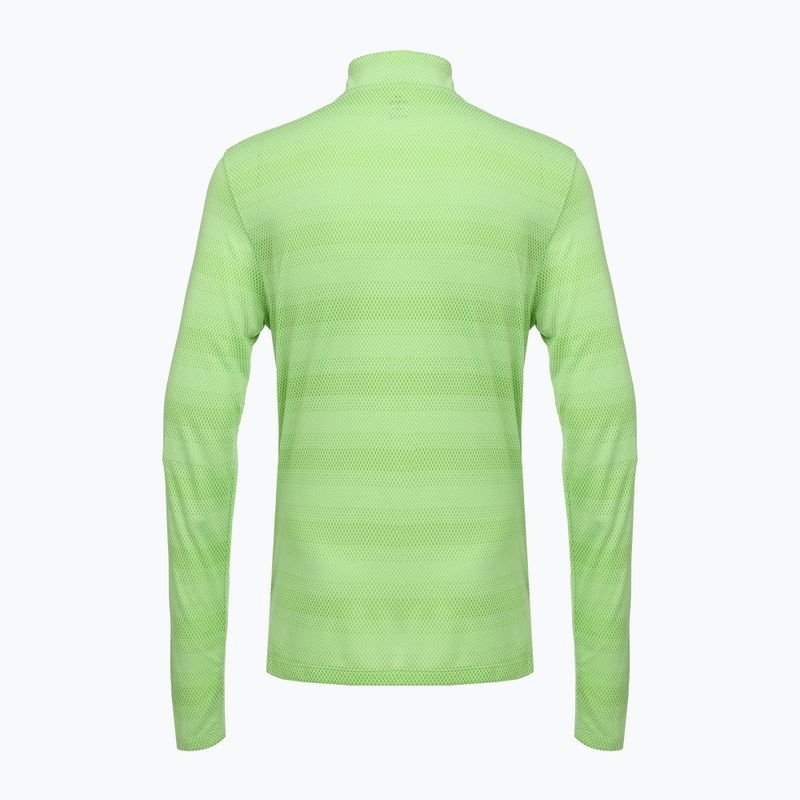 Кофта для бігу чоловіча Under Armour Velociti 1/4 Zip lumos lime/white 2