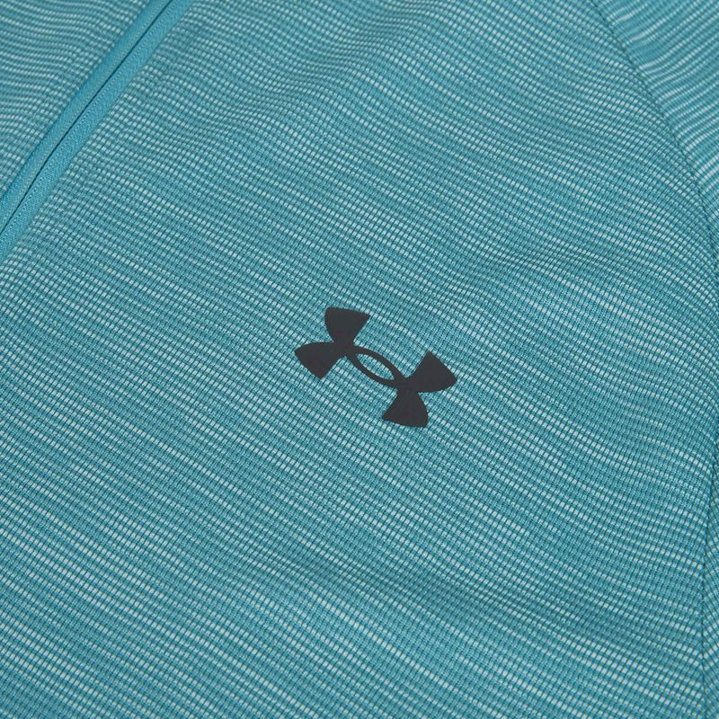 Лонгслів чоловічий Under Armour Tech Textured 1/2 Zip boundless blue/black 3