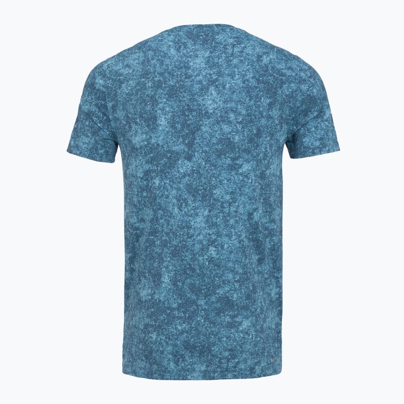 Футболка для бігу чоловіча Under Armour Velociti Pro Print wham blue/boundless blue/black 2