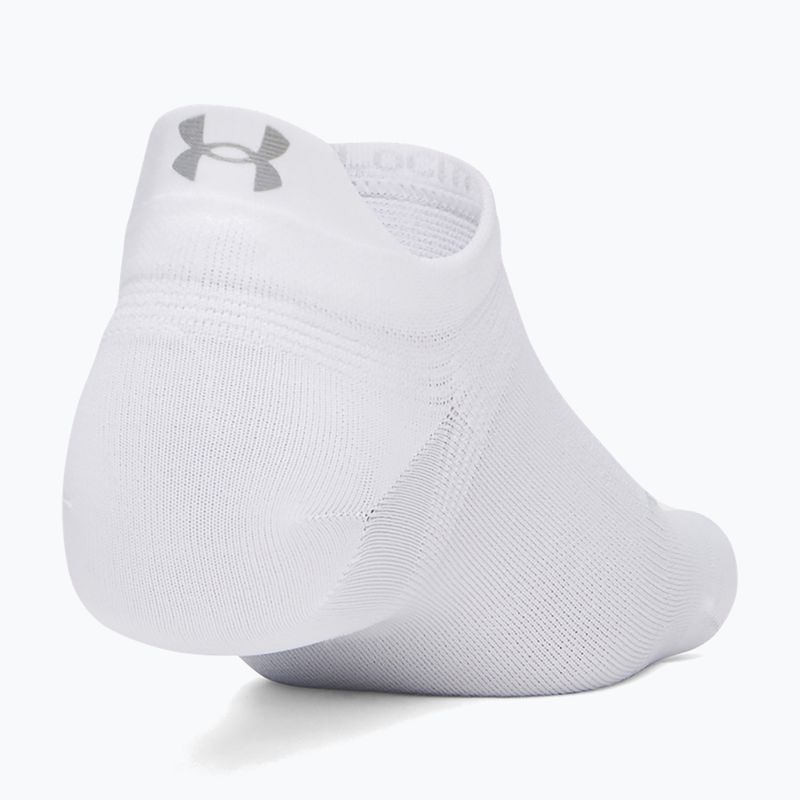 Шкарпетки Under Armour Velociti Lite NS white/black/distant gray 2