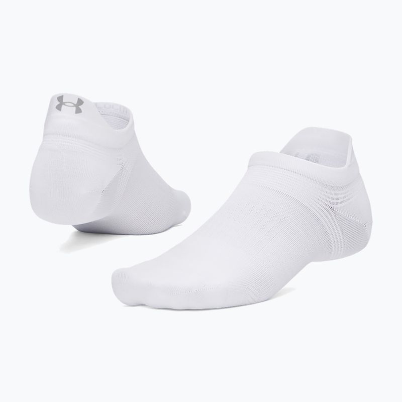 Шкарпетки Under Armour Velociti Lite NS white/black/distant gray 3