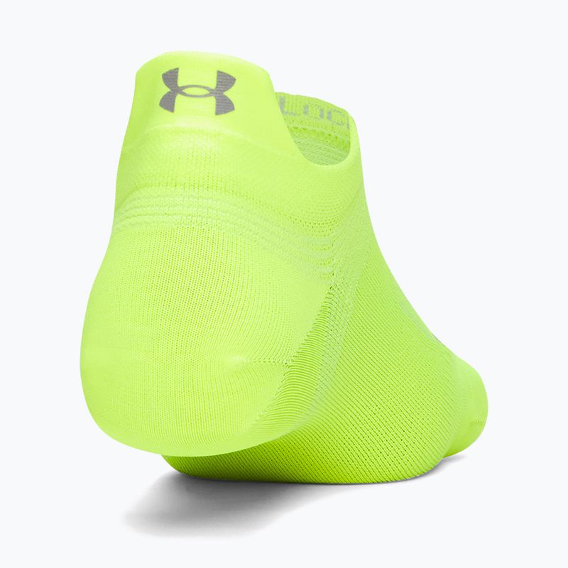 Шкарпетки Under Armour Velociti Lite S high vis yellow/high vis yellow/white 2