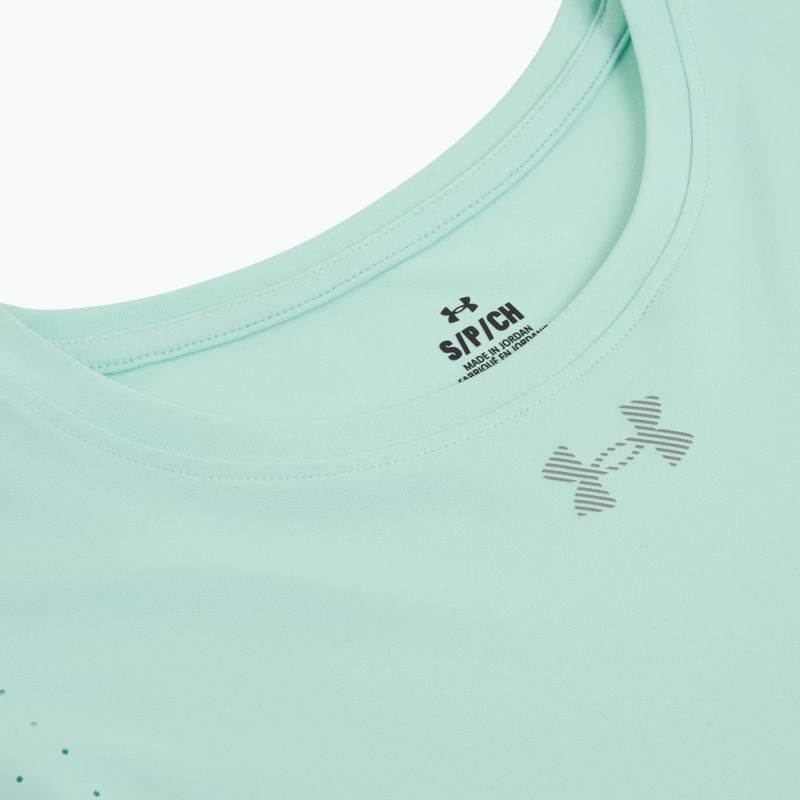 Футболка для бігу жіноча Under Armour Velociti Pro refresh mint/castlerock 3