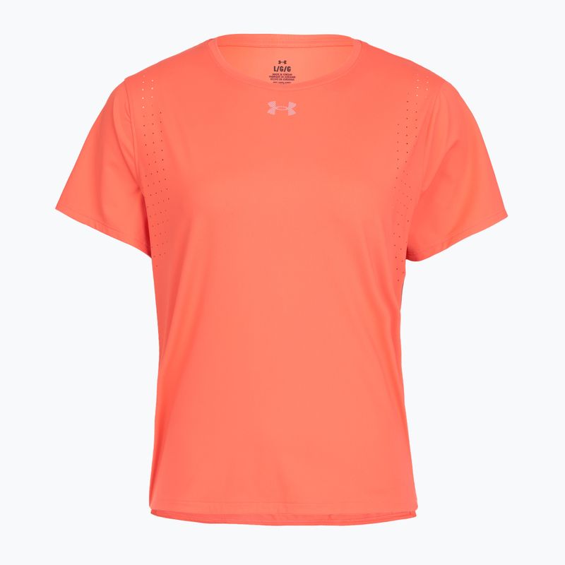 Футболка для бігу жіноча Under Armour Velociti Pro electric tangerine/black/green mode
