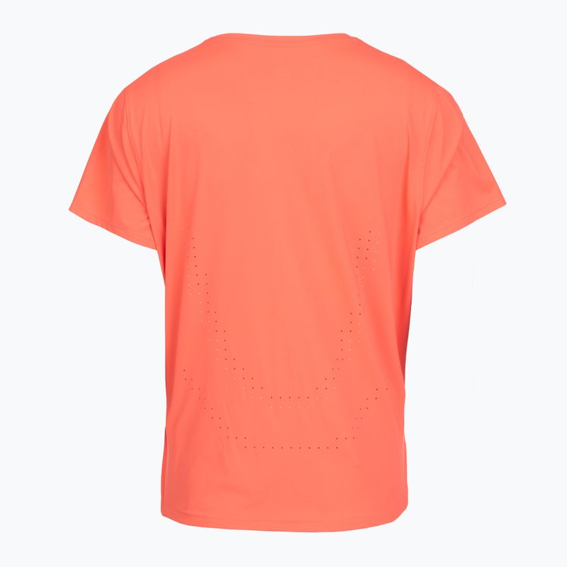 Футболка для бігу жіноча Under Armour Velociti Pro electric tangerine/black/green mode 2