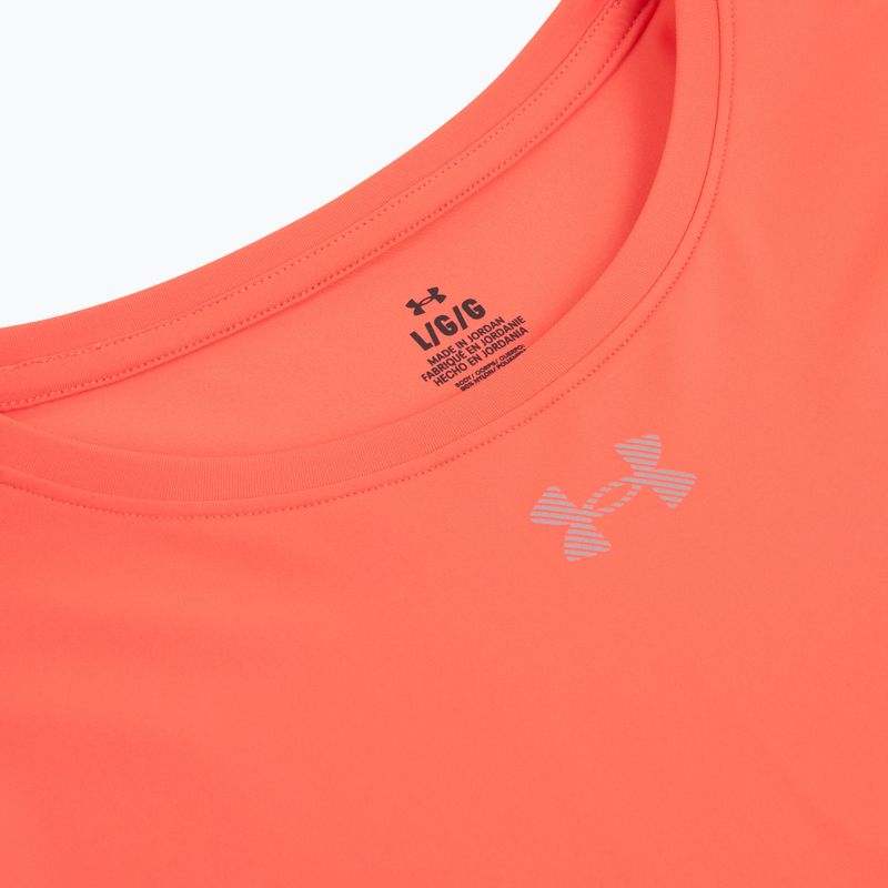 Футболка для бігу жіноча Under Armour Velociti Pro electric tangerine/black/green mode 3