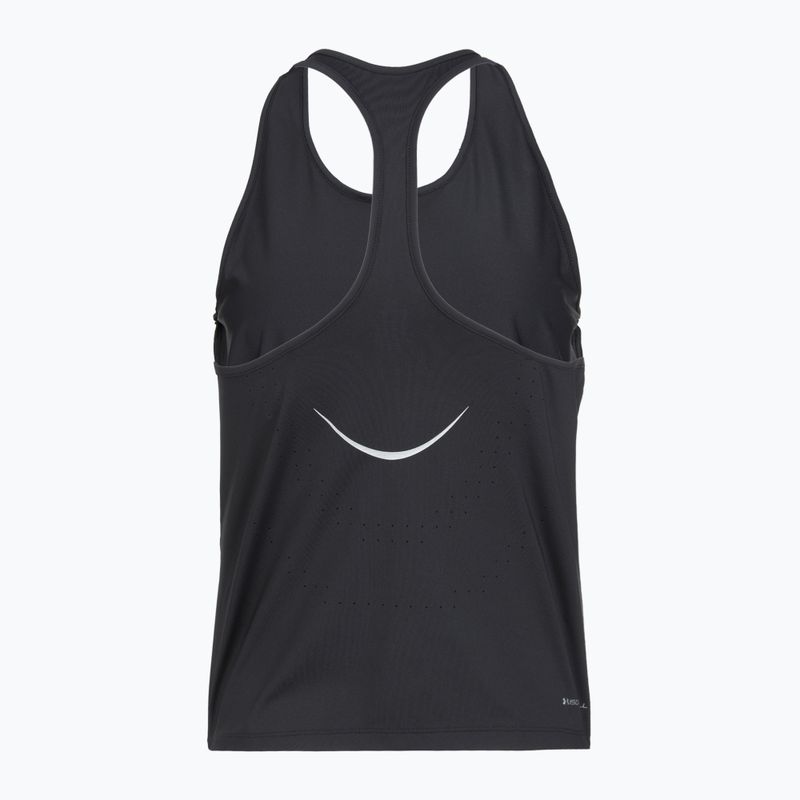 Футболка для бігу жіноча Under Armour Velociti Pro Tank black/black/metallic silver 3