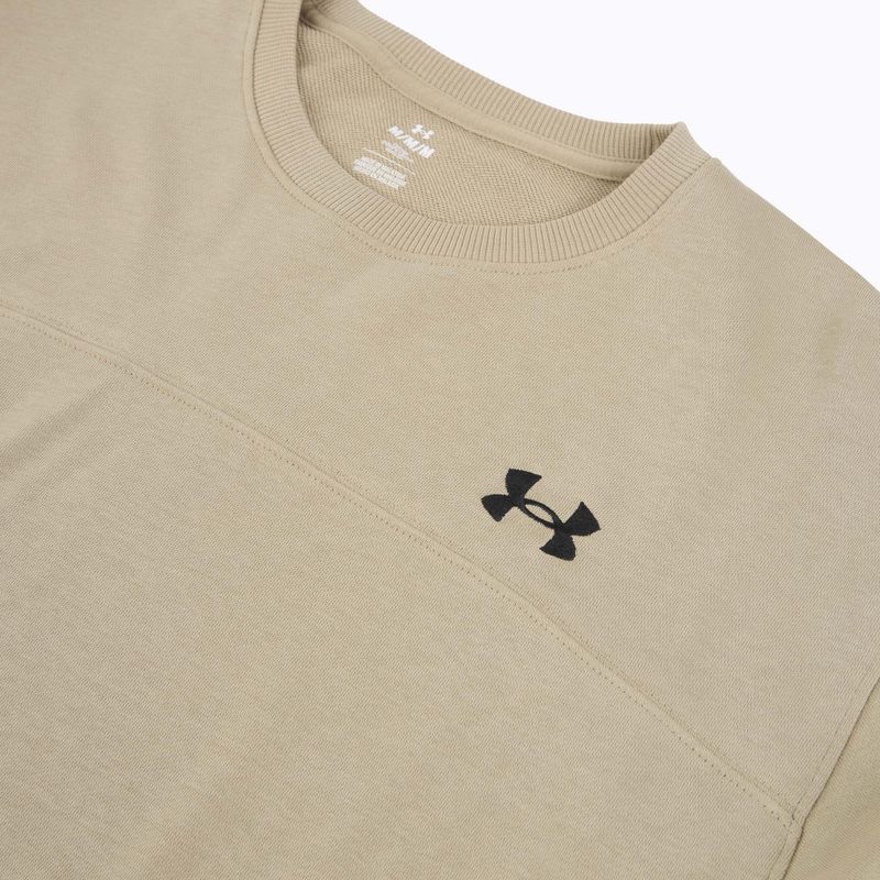 Кофта чоловіча Under Armour Rival LW Crew city khaki/black 3