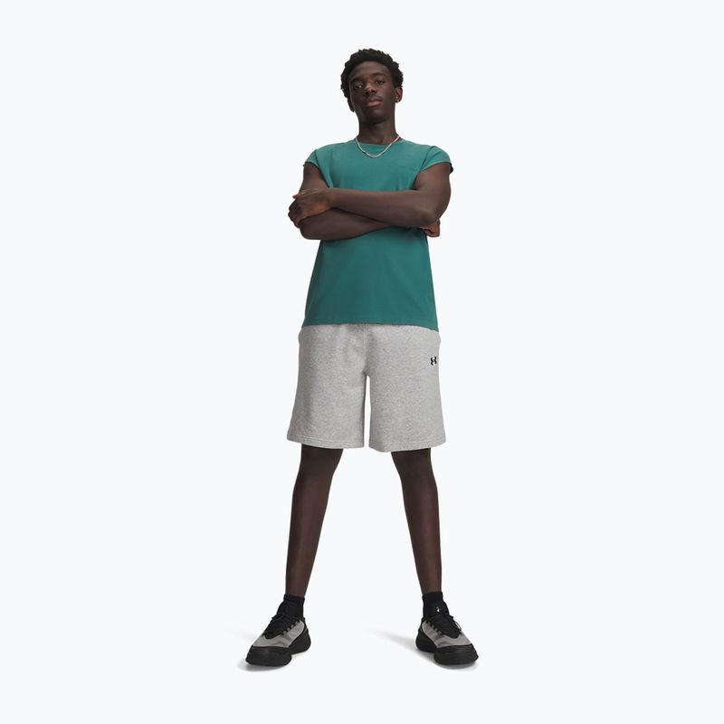 Шорти для тренувань чоловічі Under Armour Rival LW mod gray light heather/black 2