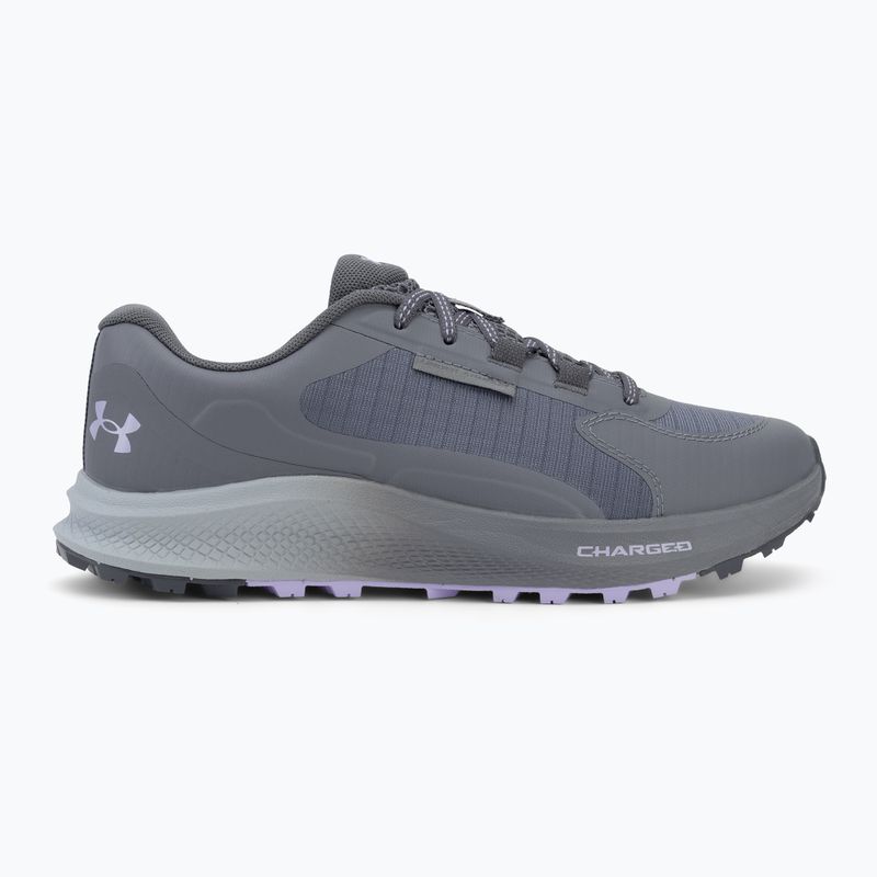 Кросівки для бігу жіночі  Under Armour Charged Bandit Trail 3 titan grey/castlerock/purple crest 2