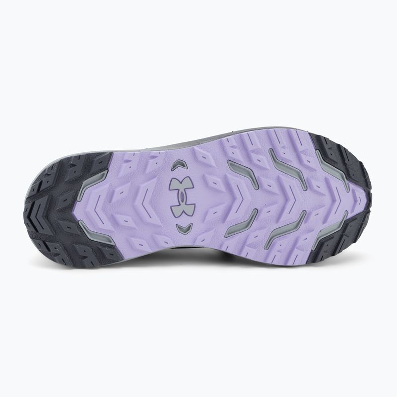 Кросівки для бігу жіночі  Under Armour Charged Bandit Trail 3 titan grey/castlerock/purple crest 4