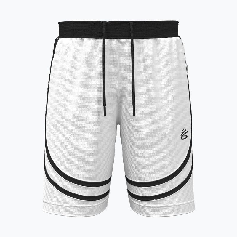 Чоловічі баскетбольні шорти Under Armour Curry Signature white/black
