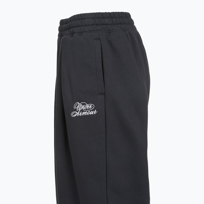Штани жіночі Under Armour Rival Fleece Script black/white 3