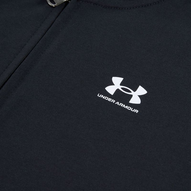 Кофта жіноча Under Armour Sport Terry FZ black/white 3