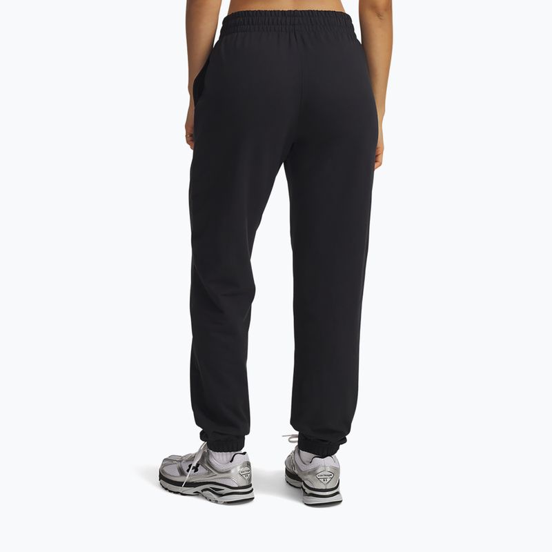 Штани жіночі Under Armour Sport Terry Jogger black/white 3
