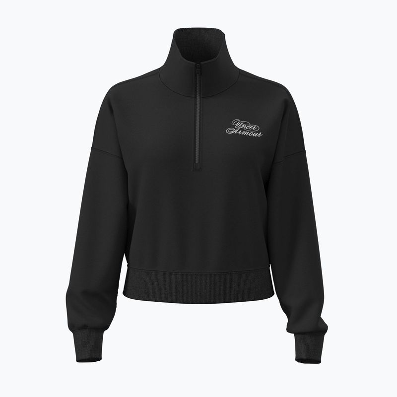 Кофта жіноча Under Armour Rival Fleece Script HZ black/white 2