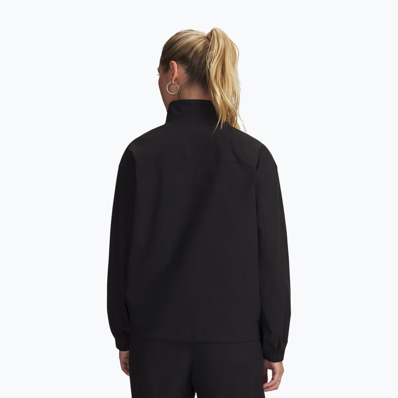 Куртка для тренувань жіноча Under Armour Unstoppable Woven FZ Jacket ultimate black/ultimate black 2
